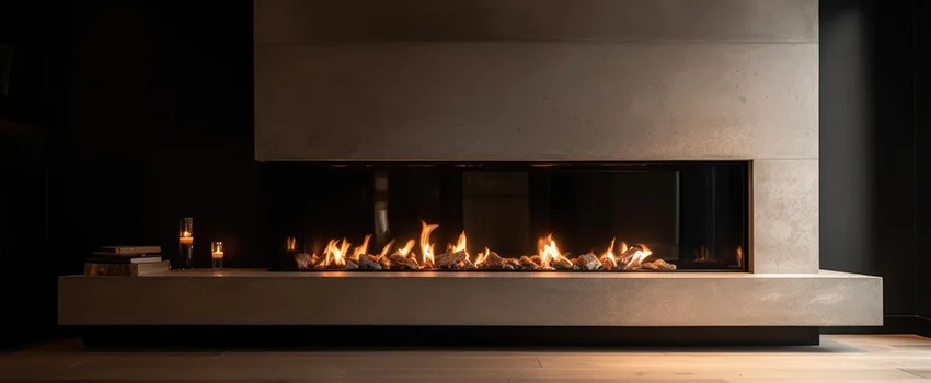 Gas Fireplace Ember Bed Design Services in Revere, Massachusetts
