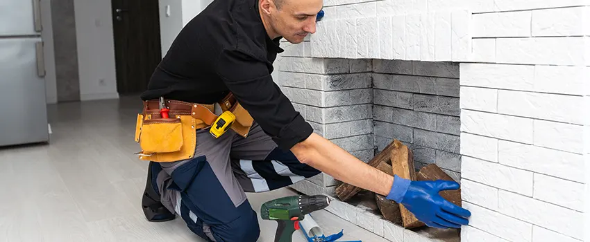 Fireplace Damaged Damper Frame Repair Services in Revere, Massachusetts