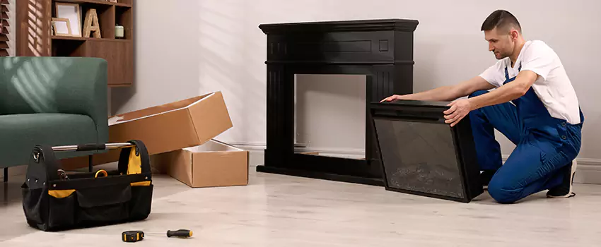 Old Rusted Metal Fireplace Repair And Replacement in Revere, MA